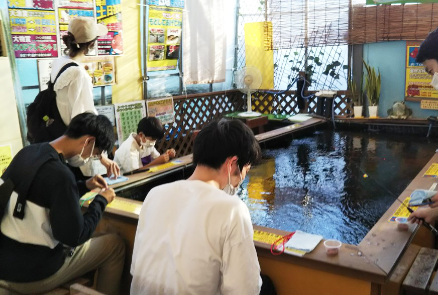 金魚釣り場