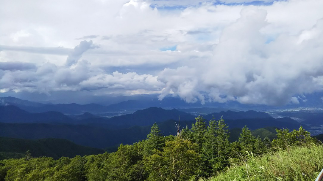 美ヶ原高原から見た景色